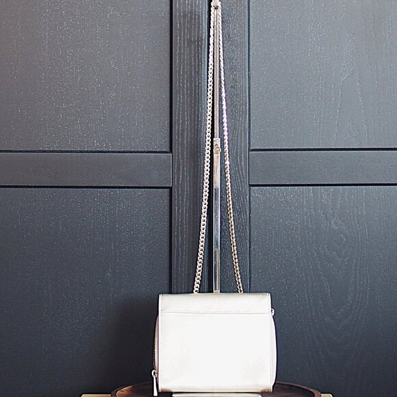 Danier | Like NEW Small Silver/Gold Leather Crossbody Bag - Picture 10 of 10